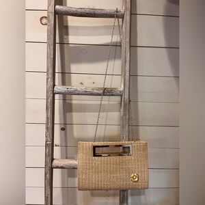 Lisi Lerch Straw Chloe Clutch